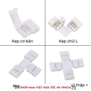 Đầu Nối, Kẹp Nối PCB Dây LED RGB 5050 3528 4/3/2 Chân