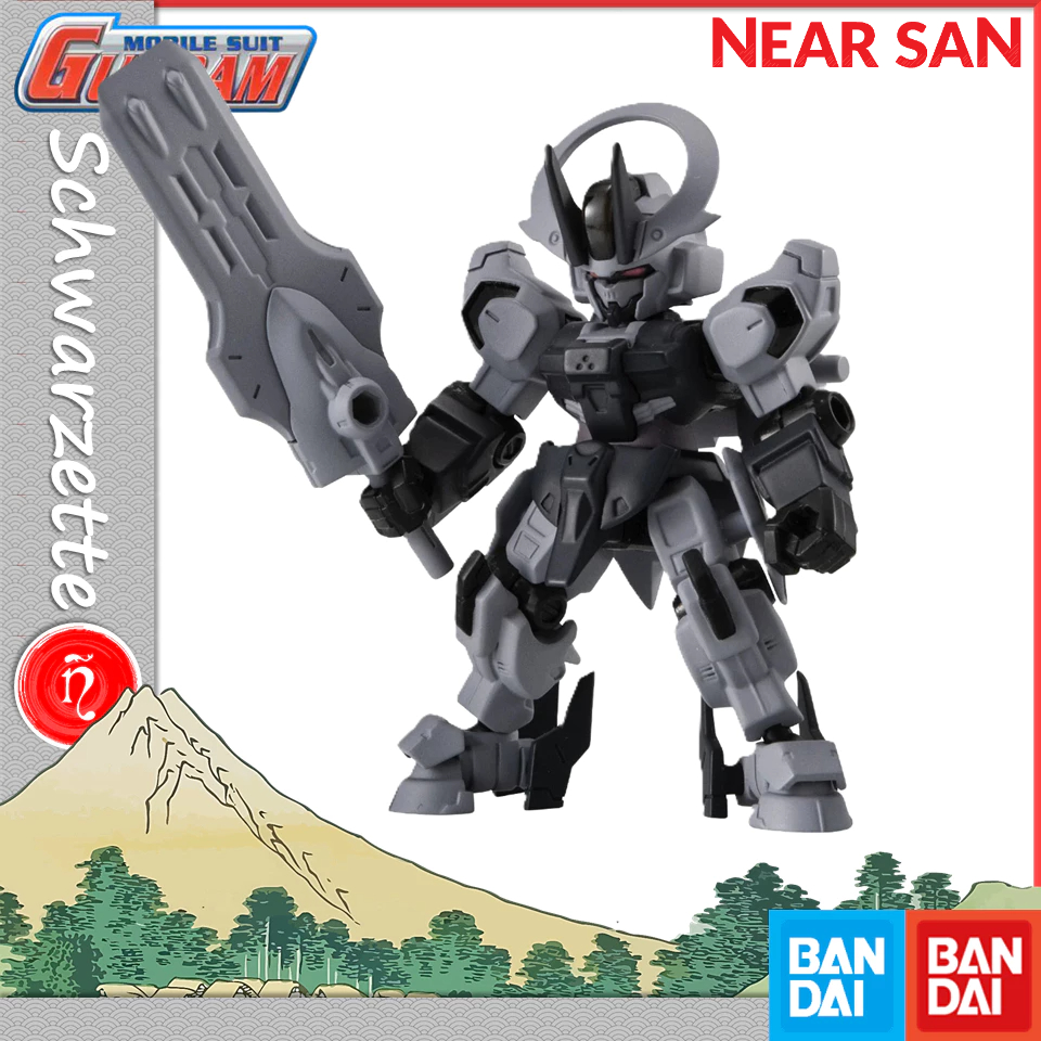 schwarzette gundam gashapon mô hình mobile suit ensemble 27 bandai gacha mse