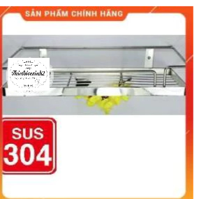 Kệ gia vị 1 tầng inox 304, kệ xà bông inox304, kệ giầu gội inox304, bảo hành 36 tháng