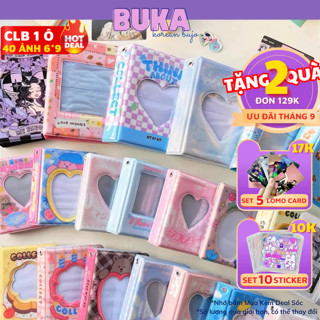 Collect Book 6*9 Buka Collectbook album sổ đựng card 1 ô nhiều hình dễ thương lưu trữ lomo card phong cách Hàn Quốc