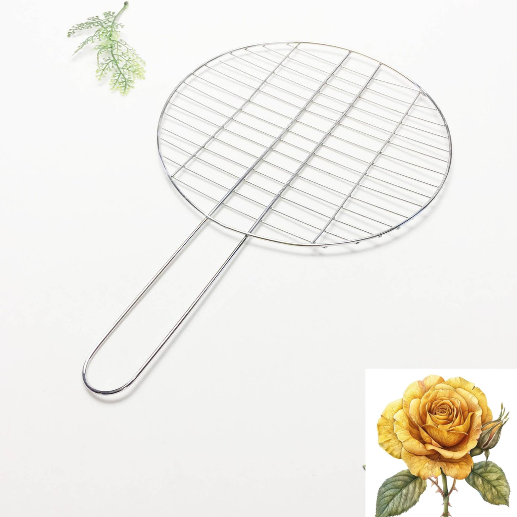 Vỉ nướng inox tròn cao cấp 25cm