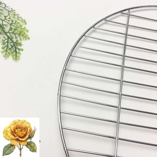 Vỉ nướng inox tròn cao cấp 25cm