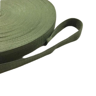 Dây dù dẹt màu xanh rêu [ 1 mét X khổ rộng 3cm ]