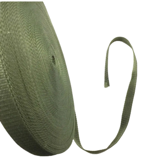 Dây dù dẹt màu xanh rêu [ 1 mét X khổ rộng 3cm ]