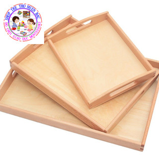 Khay gỗ Montessori- 20x25cm
