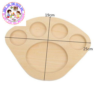 Khay phân loại màu Montessori