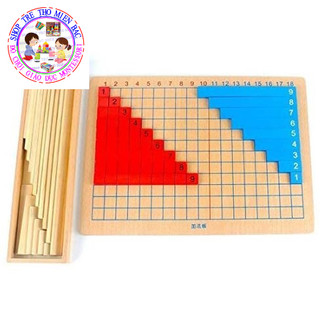 Bảng cộng trừ mini Montessori (Mini Addition and Subtraction Strip Board)