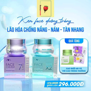 Kem Face Tím Trắng Mờ Nám Trắng Da Chống Nắng Tặng Cao Bưởi SON NGUYỄN TIÊN Mẫu Mới 2024