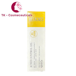  Beeacnes Acnes Control Gel Nọc Ong Giúp Giảm Mụn Ngăn Ngừa Mụn Làm Dịu Da Mờ Thâm Mụn Làm Đẹp Da - Tuyp 15g 