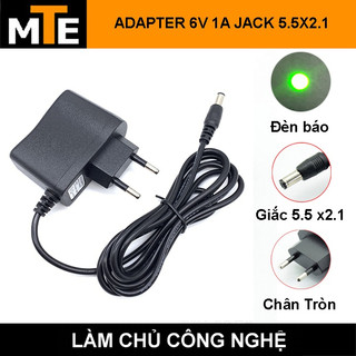 Nguồn adapter 6V 1A jack DC