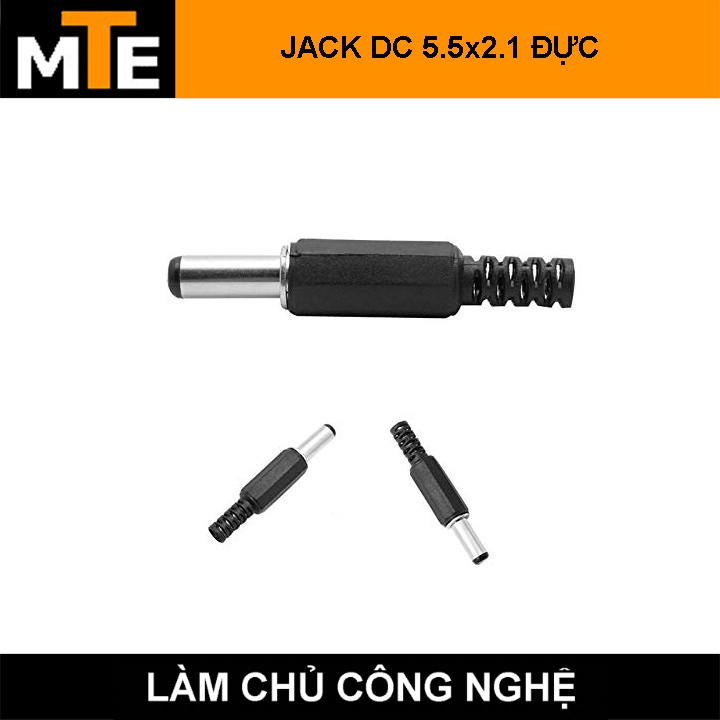 Jack nguồn DC loại 5.5×2.1mm jack đực DC-005