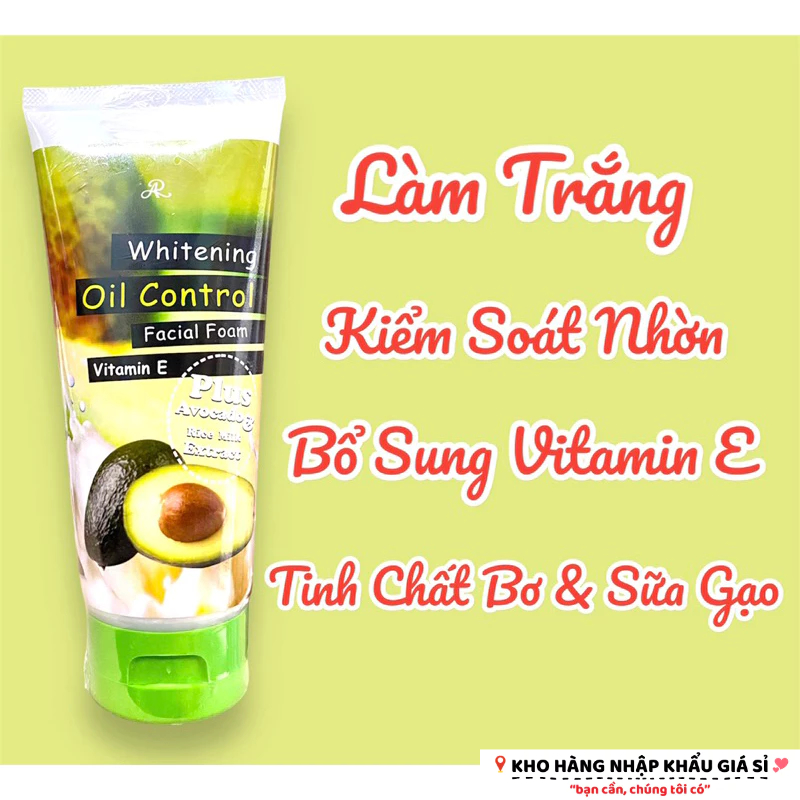 Sữa Rửa Mặt Tinh Chất Bơ & Sữa Gạo 210Gr