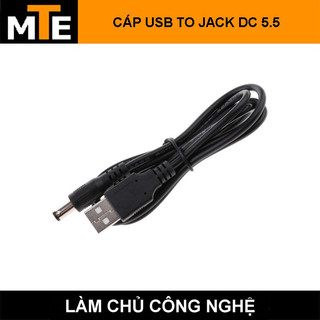 Cáp USB to Jack DC 5.5*2.1mm Đực