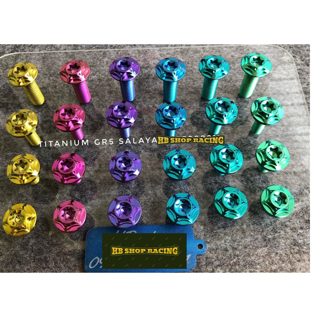 ÓC TITANIUM GR5 SALAYA 6LY ĐẾN 8LY ĐĨA