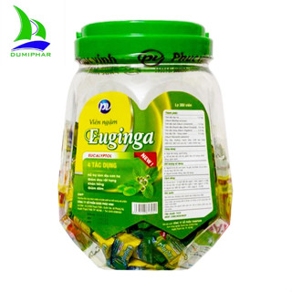  Kẹo ngậm ho PV Euginga lọ 300 viên 