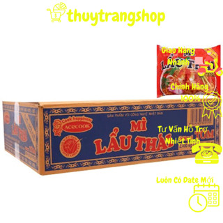 Thùng 30 Gói Mì Lẩu Thái Hương Vị Tôm Gói 80g