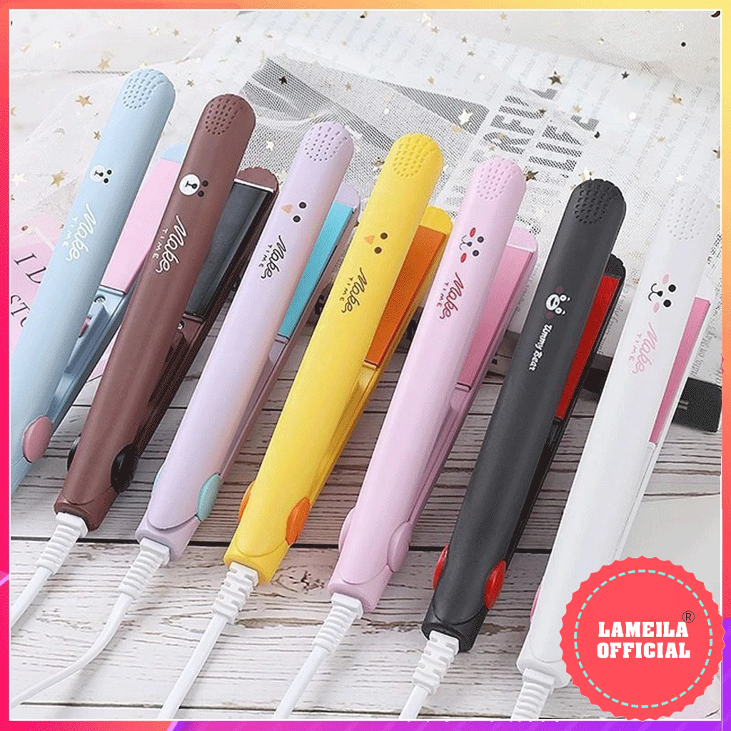 Máy Uốn Tóc Máy Duỗi Tóc Mini Máy Ép Tạo Kiểu Tóc Mini P0439