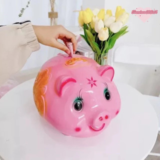   Pi 5  Heo đất tiết kiệm Tài Lộc size TO đại dáng tròn truyền thống | ống tiết kiệm TIỆM HEO SODA 