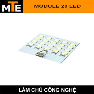 Module 20 bóng LED siêu sáng nguồn micro USB