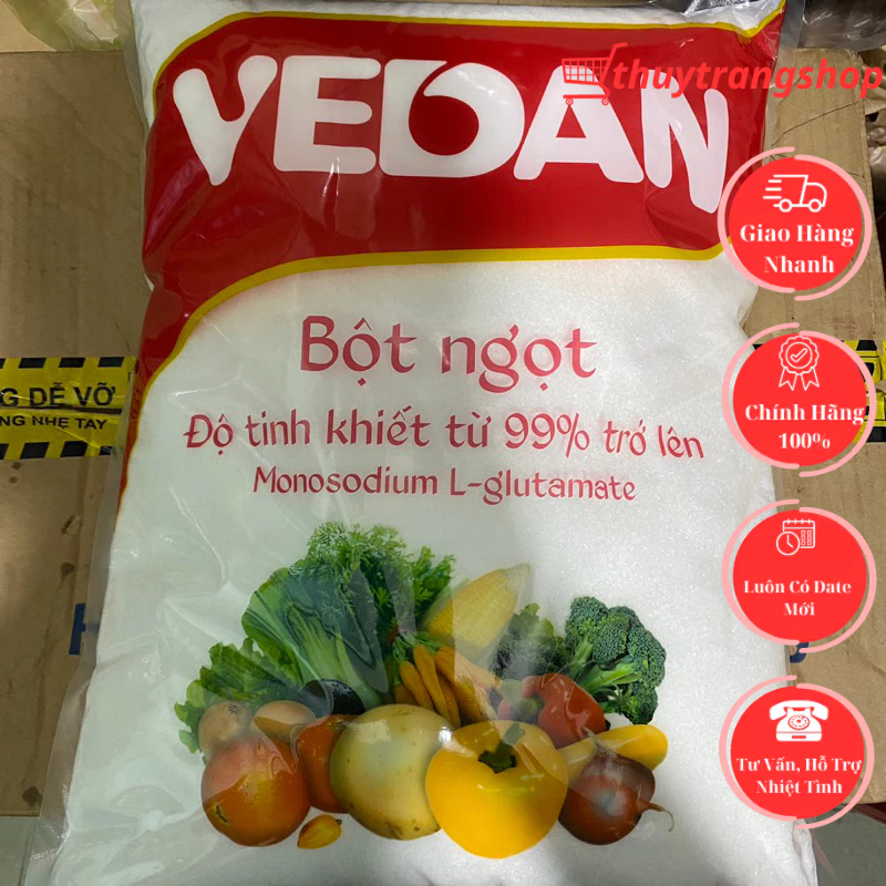 Bột Ngọt Vedan Hạt Mịn Gói 5kg