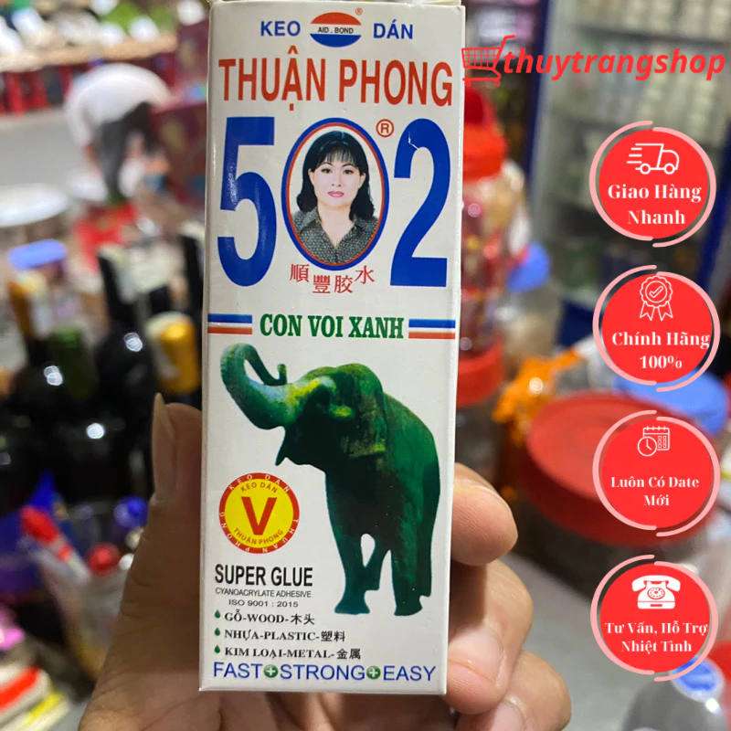 Keo Dán 502 Hiệu Thuận Phong Và Nhật Quang