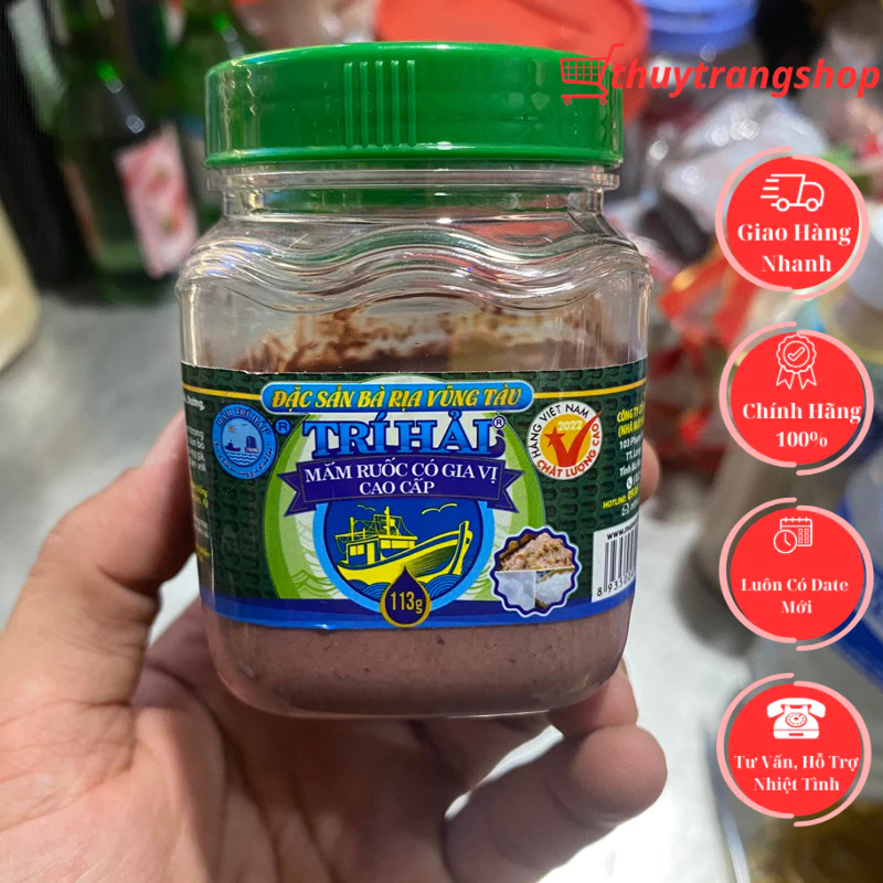 Mắm Ruốc Trí Hải Hũ 113g
