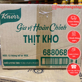  Hộp 60 Gói Gia Vị Thịt Kho Knorr Gói 28g 
