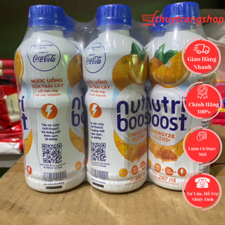 Lốc 6 Chai Nước Uống Sữa Trái Cây Nutri Boost Chai 297ml