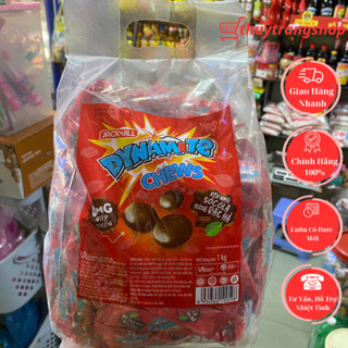  Kẹo Dynamite Chews 3 Viên Socola Hương Bạc Hà Gói 1kg 