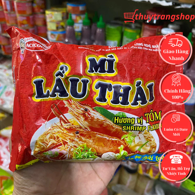 Mì lẩu Thái Gói 81g