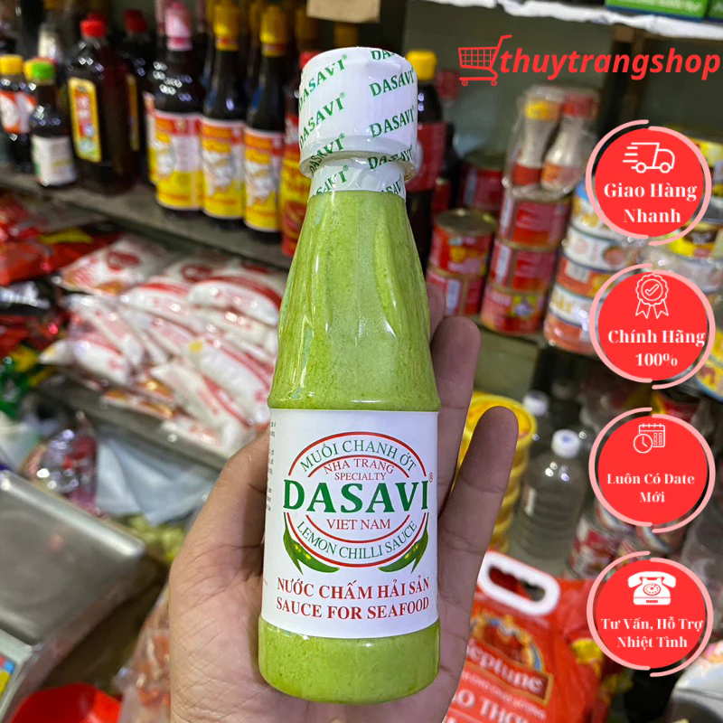 Muối Ớt Xanh Dasavi 260g