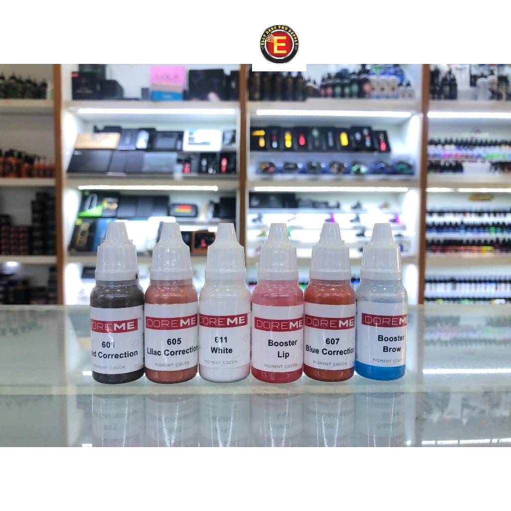 Mực phun xăm  Chính Hãng Doreme Chuẩn Hàn 100% Elly Đặng DCPX