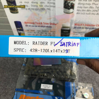 NSD RECTO SATRIA VÀ RAIDER FI 9LY SÊN ĐEN