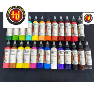  🏷️ Bảng màu Mực Xăm Tattoo Eternal Ink 4oz 120ml USA Chính Hãng – Màu Chuẩn – Độ Ổn Định Cao  dùng trong  xăm hình tattt 