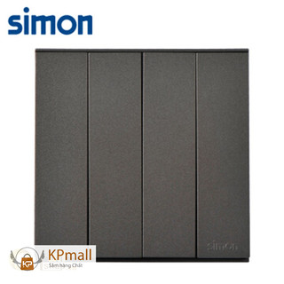 Công tắc bốn, 1 chiều mặt vuông Simon E6 721041