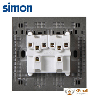 Công tắc bốn, 1 chiều mặt vuông Simon E6 721041