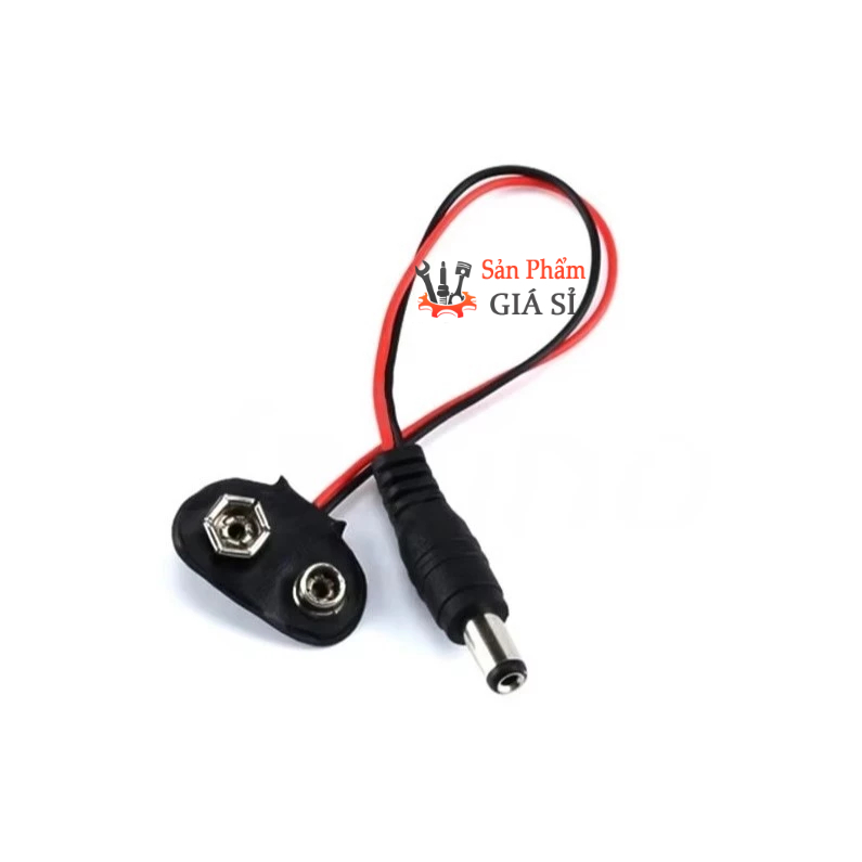 Dây Đế Pin 9V JACK DC ❤️freeship❤️