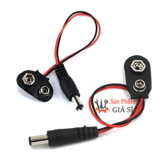Dây Đế Pin 9V JACK DC ❤️freeship❤️
