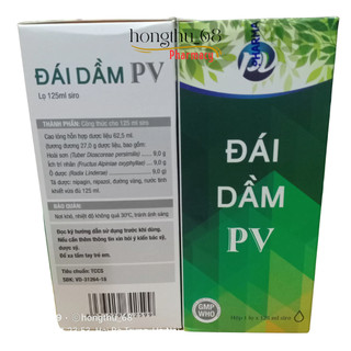 Siro ĐÁI DẦM PV lọ 125ml