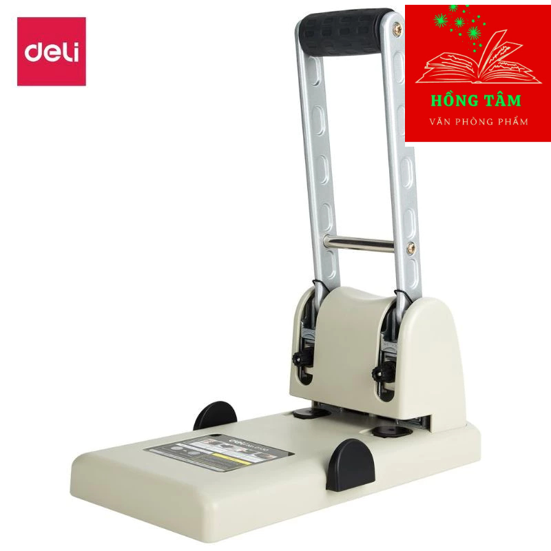 Máy đục lỗ 100 tờ Deli 0130( Đục lỗ 0130 deli)