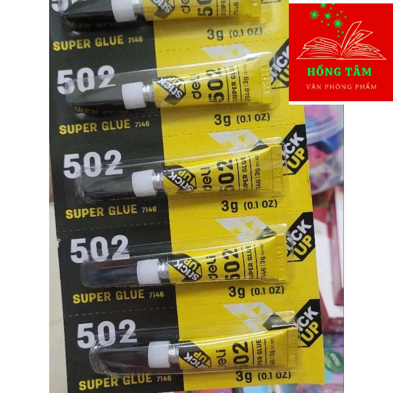 Combo 2 lọ Keo 502 Deli sịn