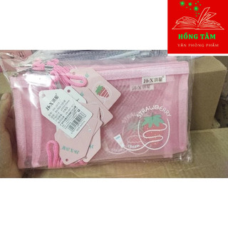 Combo 2 Chiếc Ví lưới A6, túi lưới đựng bút