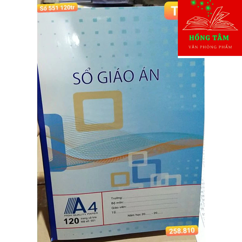 Sổ Giáo Án A4 120 trang MC551