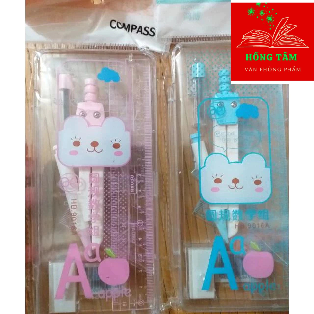 Sét 2 Bộ compa eke 8 món 9016