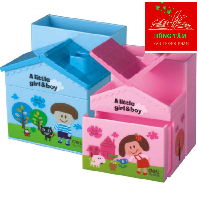 Ống cắm bút Deli 9138