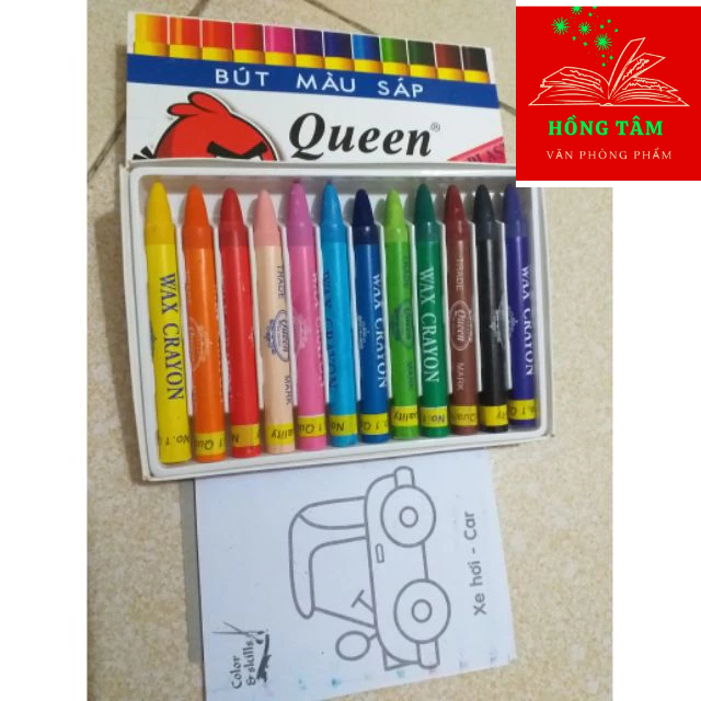Combo 2 hộp Sáp queen 12 màu