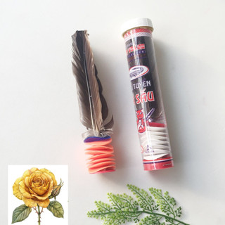 Cầu đá lông gà màu đen