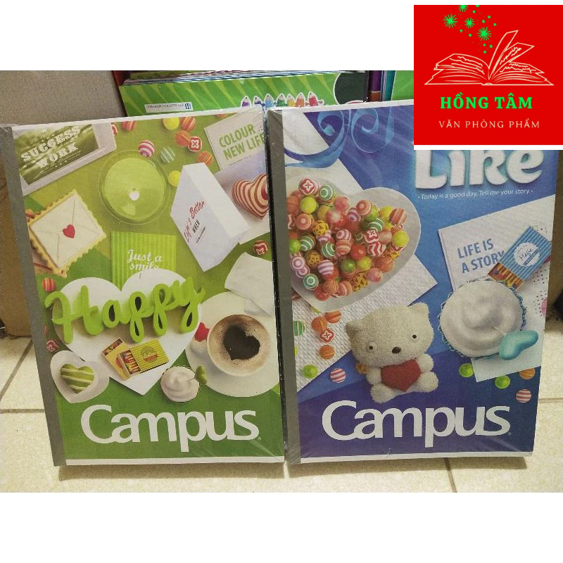 Sét 10 Vở cấp 2 Campus 80 trang GIF