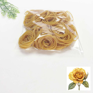Bich dây thun cột đồ màu vàng