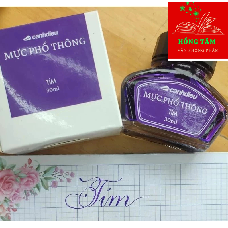 Mực cánh diều 30ml phổ thông Tím